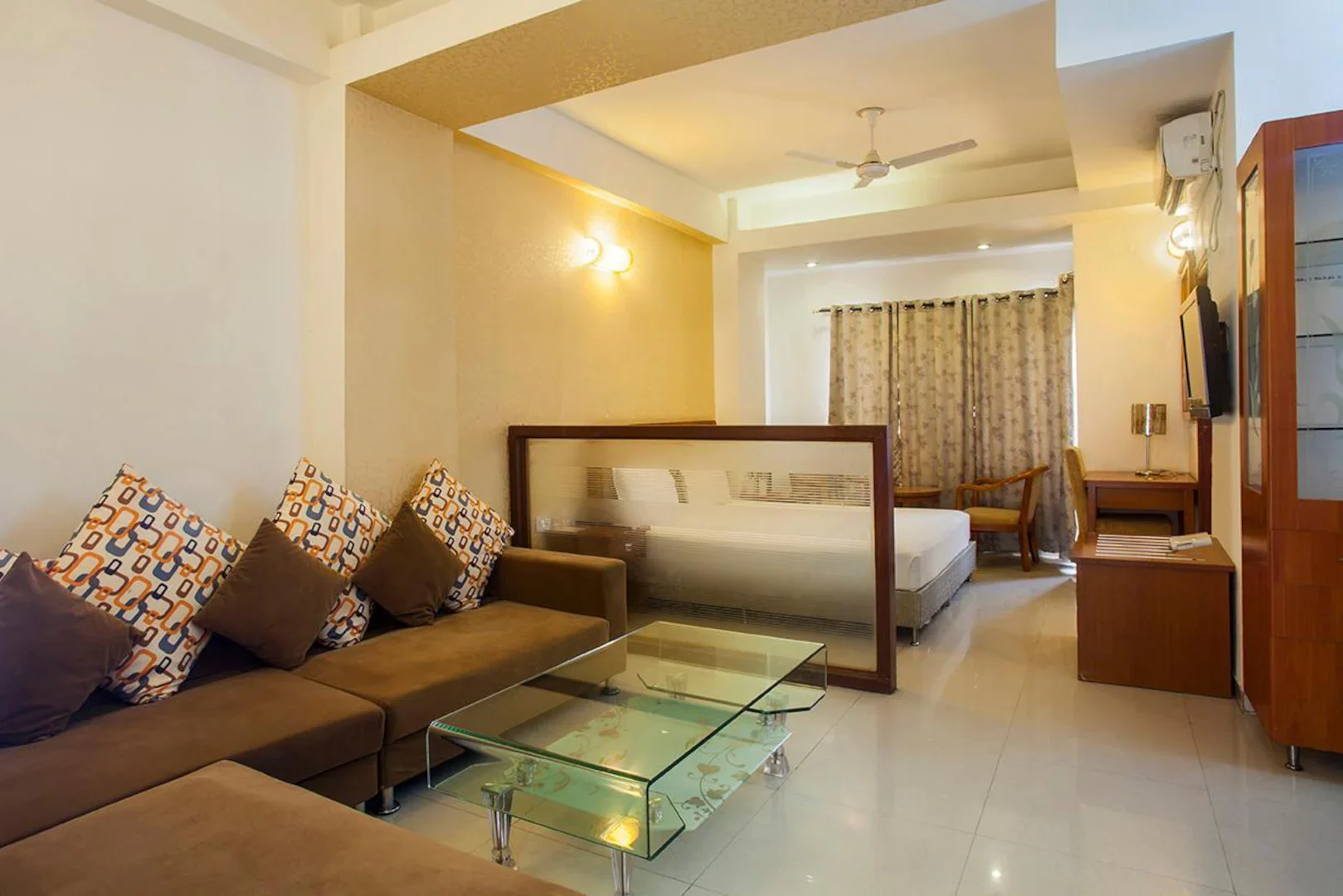 Premium AC Room at Resort Hare Krishna Orchid